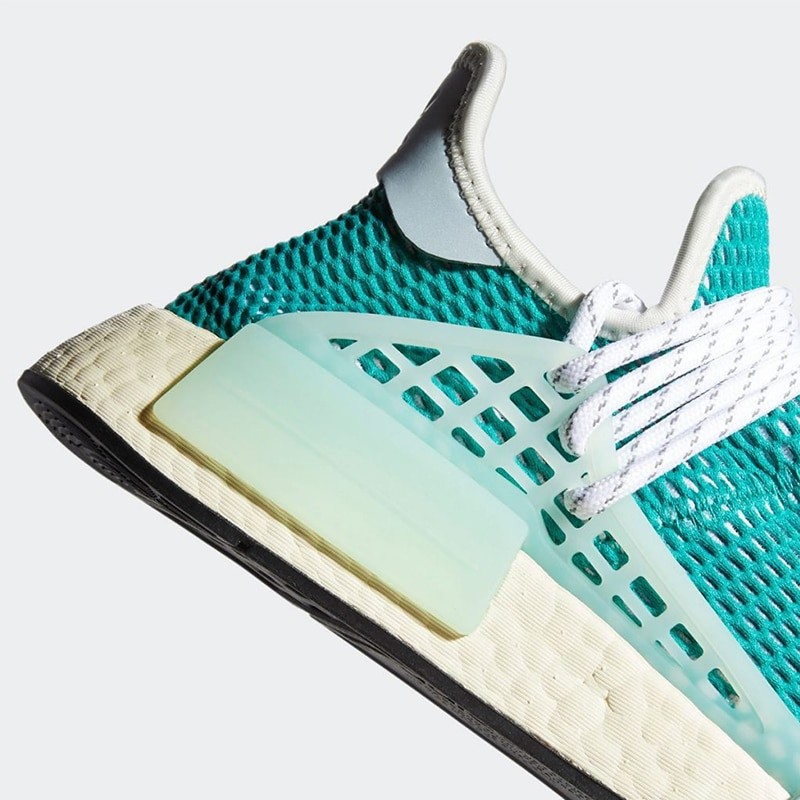 Pharrell Williams x adidas NMD HU Dash Green Q46466 Grailify